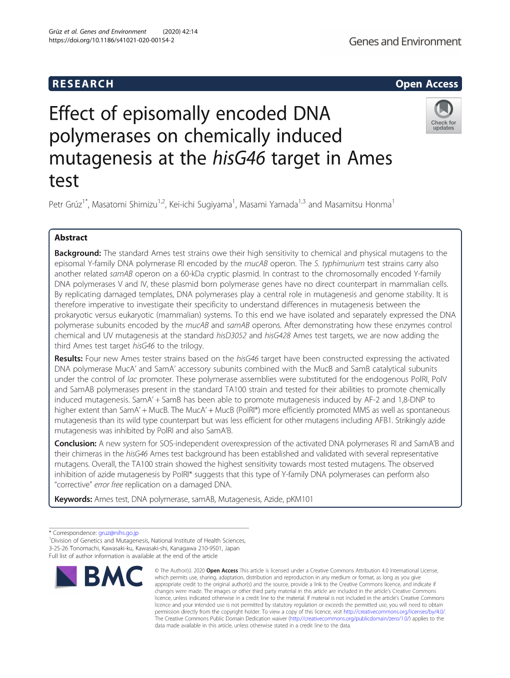 Effect of Episomally Encoded DNA Polymerases on Chemically Induced