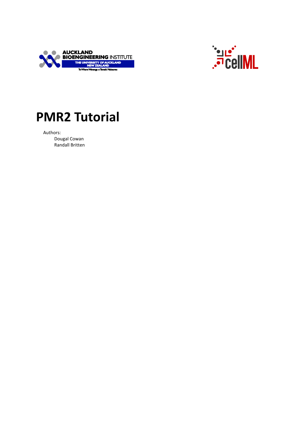 PMR2 Tutorial