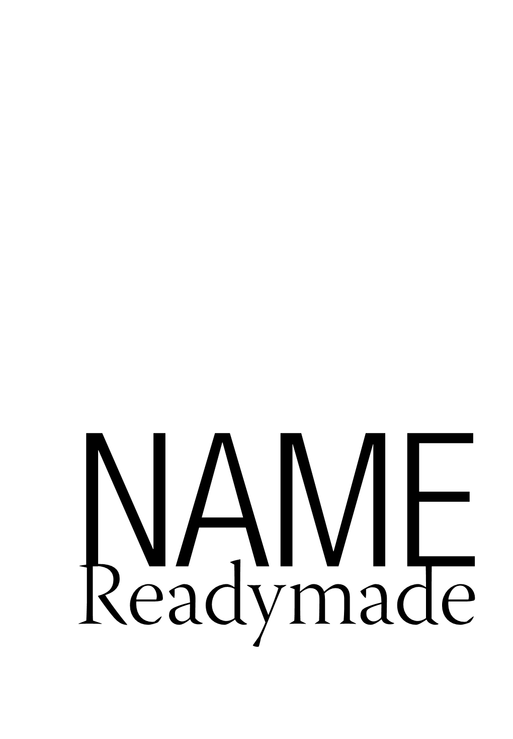 NAME Readymade