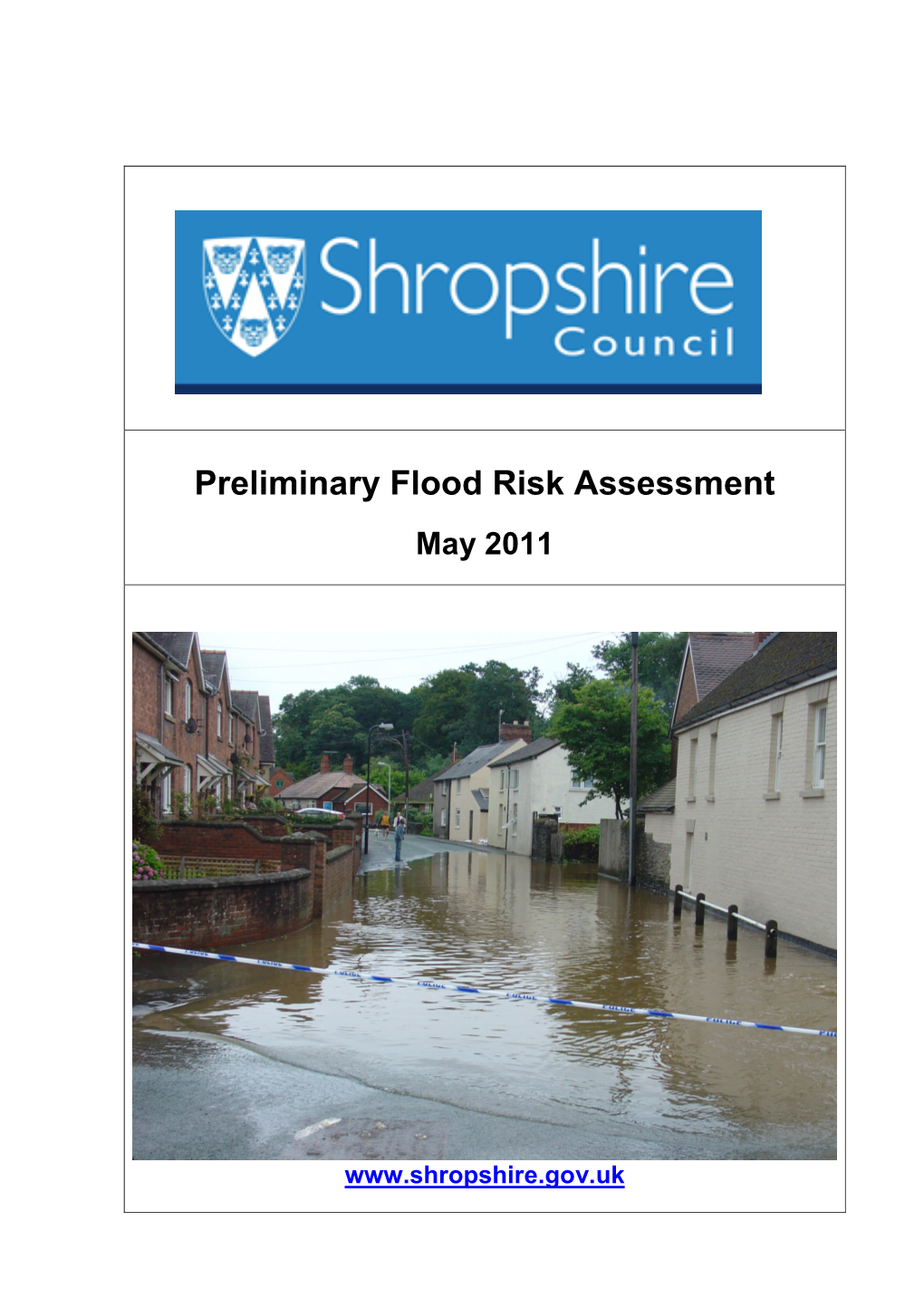 Preliminary Flood Risk Assessment May 2011