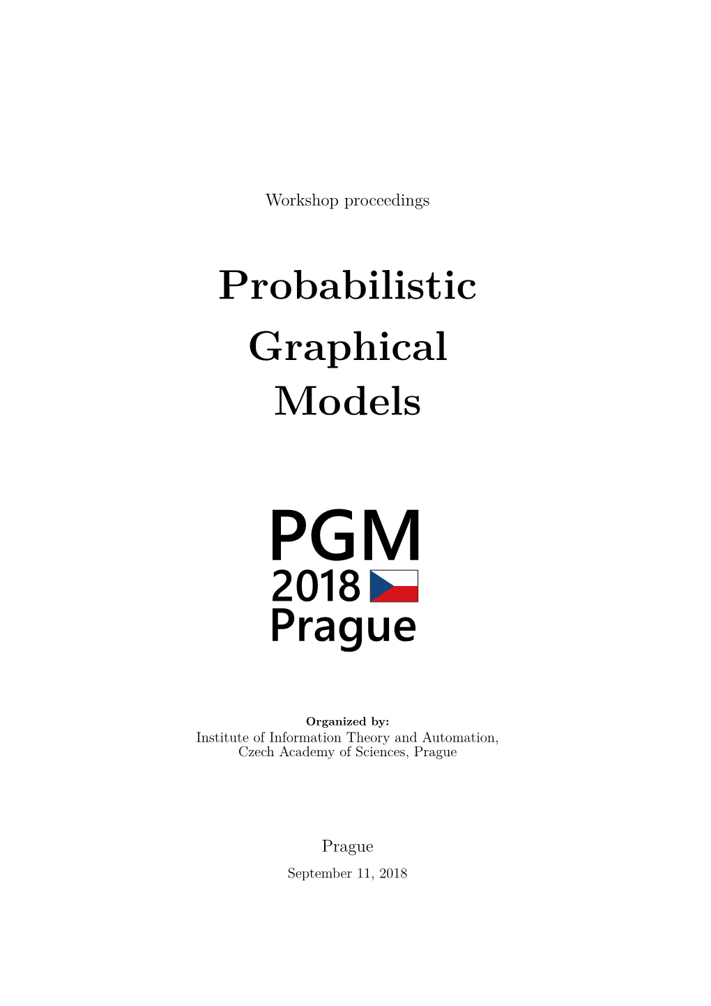 PGM 2018 Workshop Proceedings
