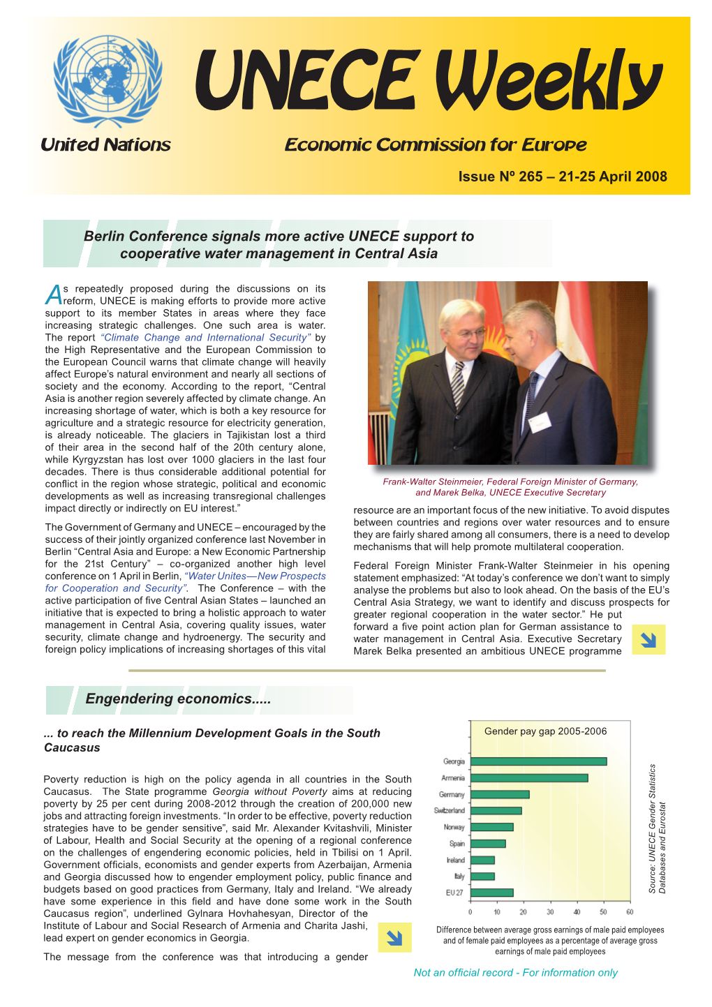 UNECE Weekly 2008-265.Pdf