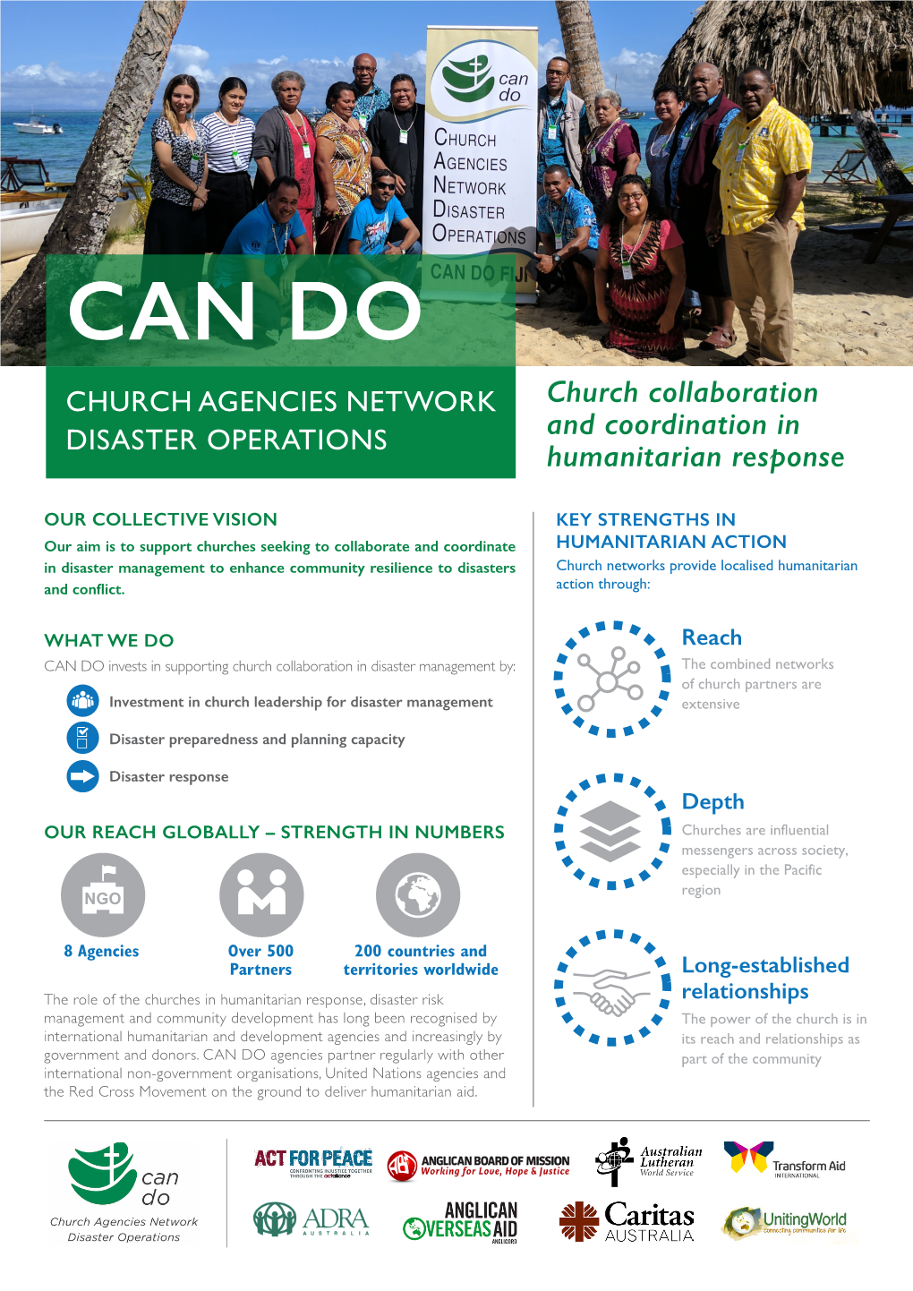 CAN DO CHURCH AGENCIES NETWORK Church Collaboration DISASTER OPERATIONS and Coordination in Humanitarian Response