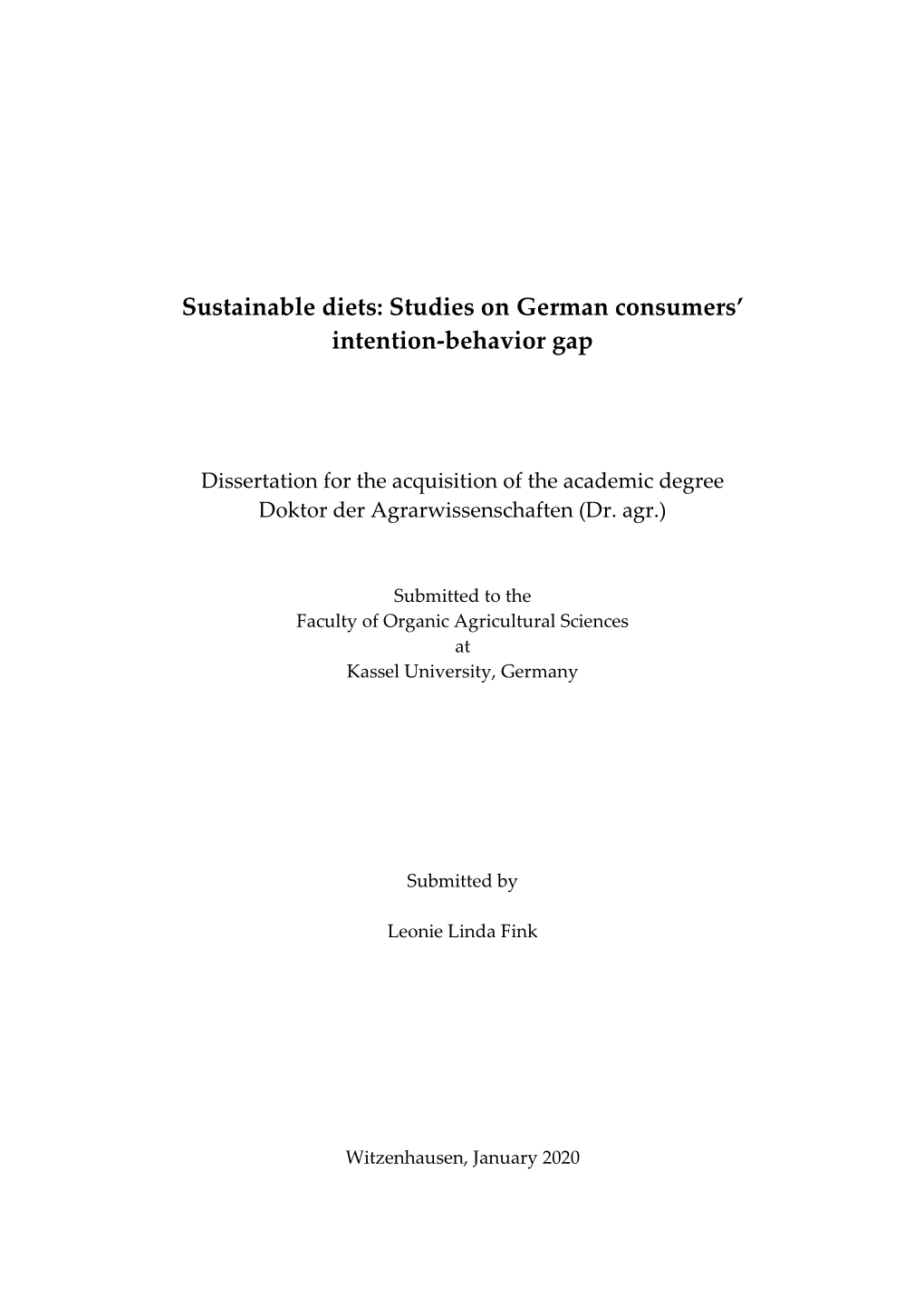 Dissertationleonielindafink.Pdf (5.388Mb)