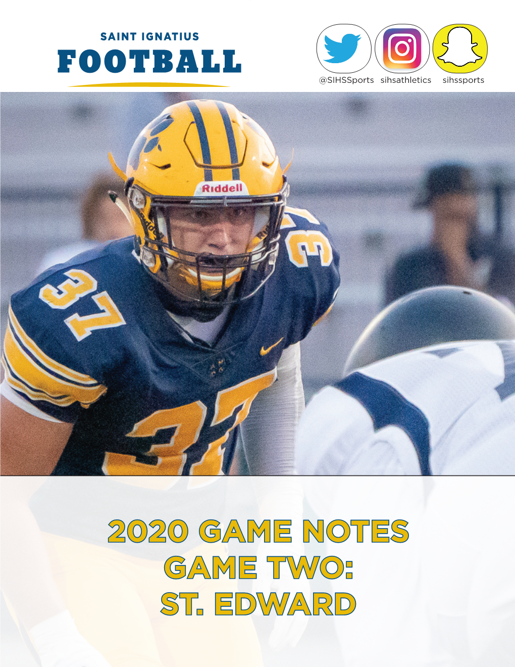 2020 Game Notes Game Two: St. Edward