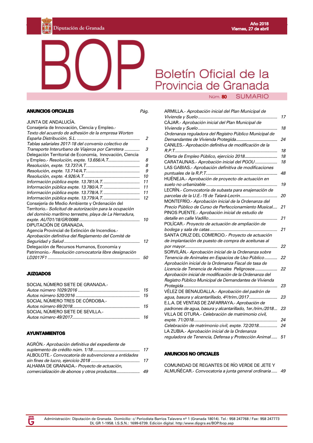 BOP 080, Viernes 27 De Abril.Qxd