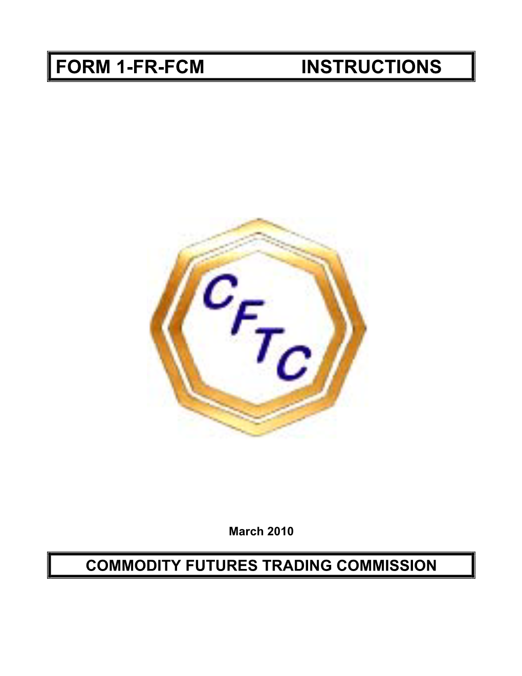 Form 1-Fr-Fcm Instructions