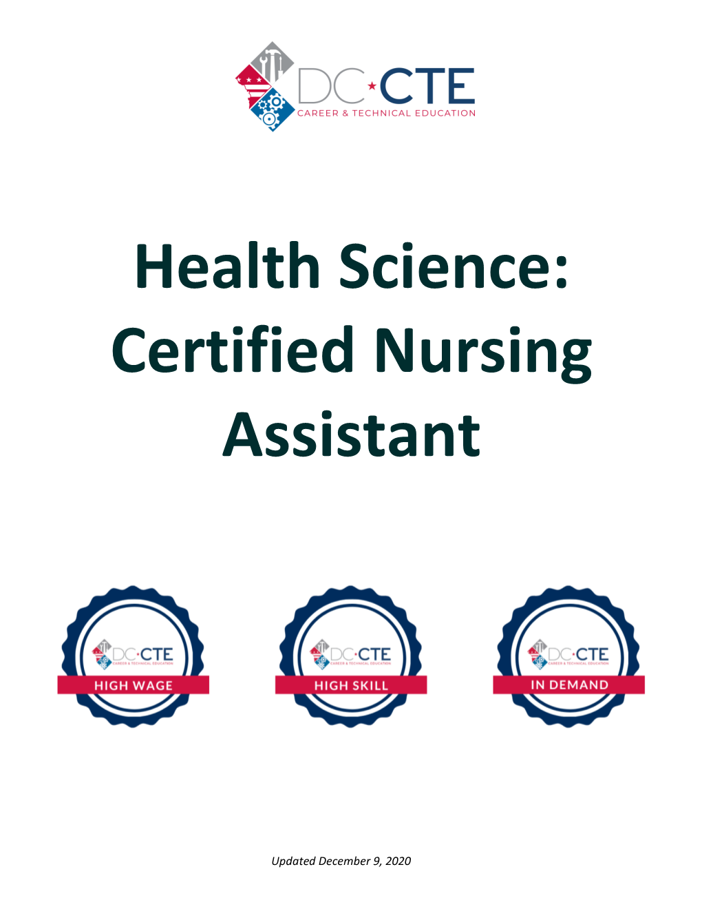 Health Science: Certified Nursing Assistant