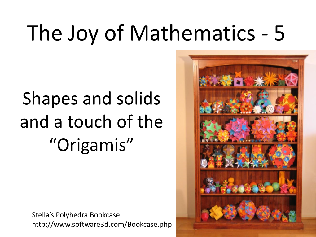 The Joy of Mathematics - 5