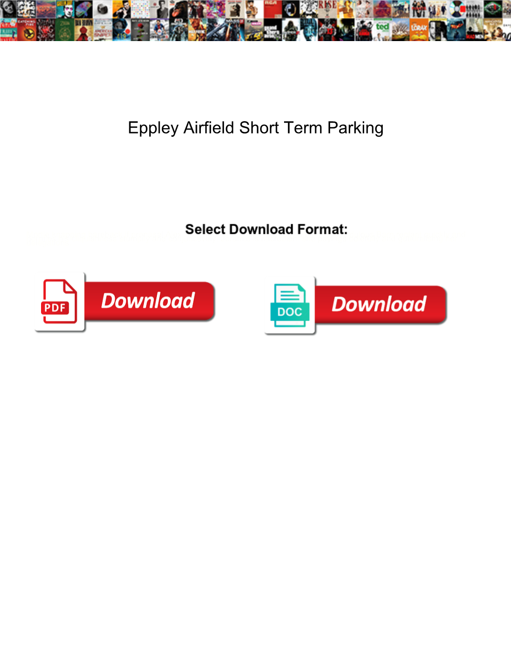 Eppley Airfield Short Term Parking