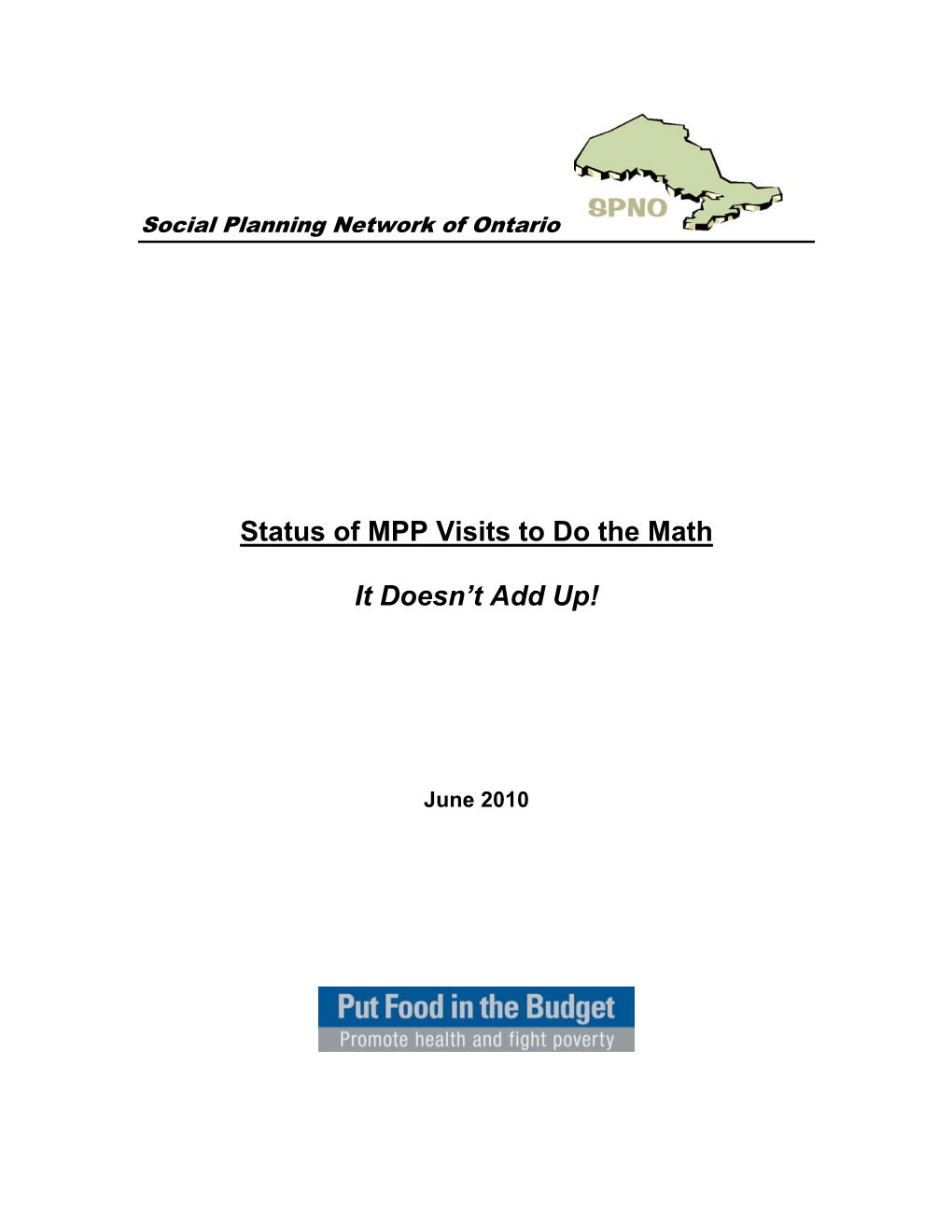 Do the Math MPP Visits Report