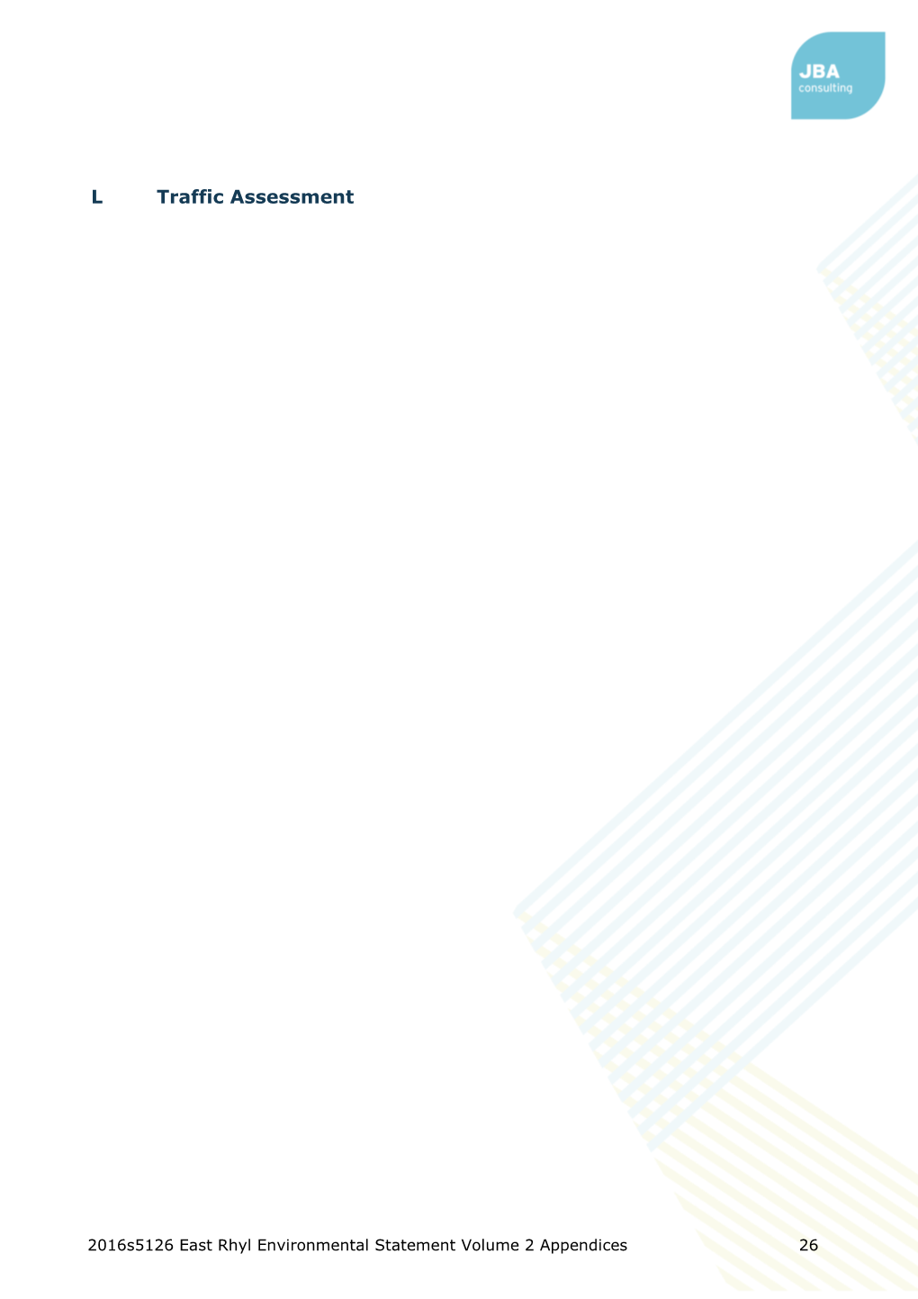 JBA Consulting Report Template 2015