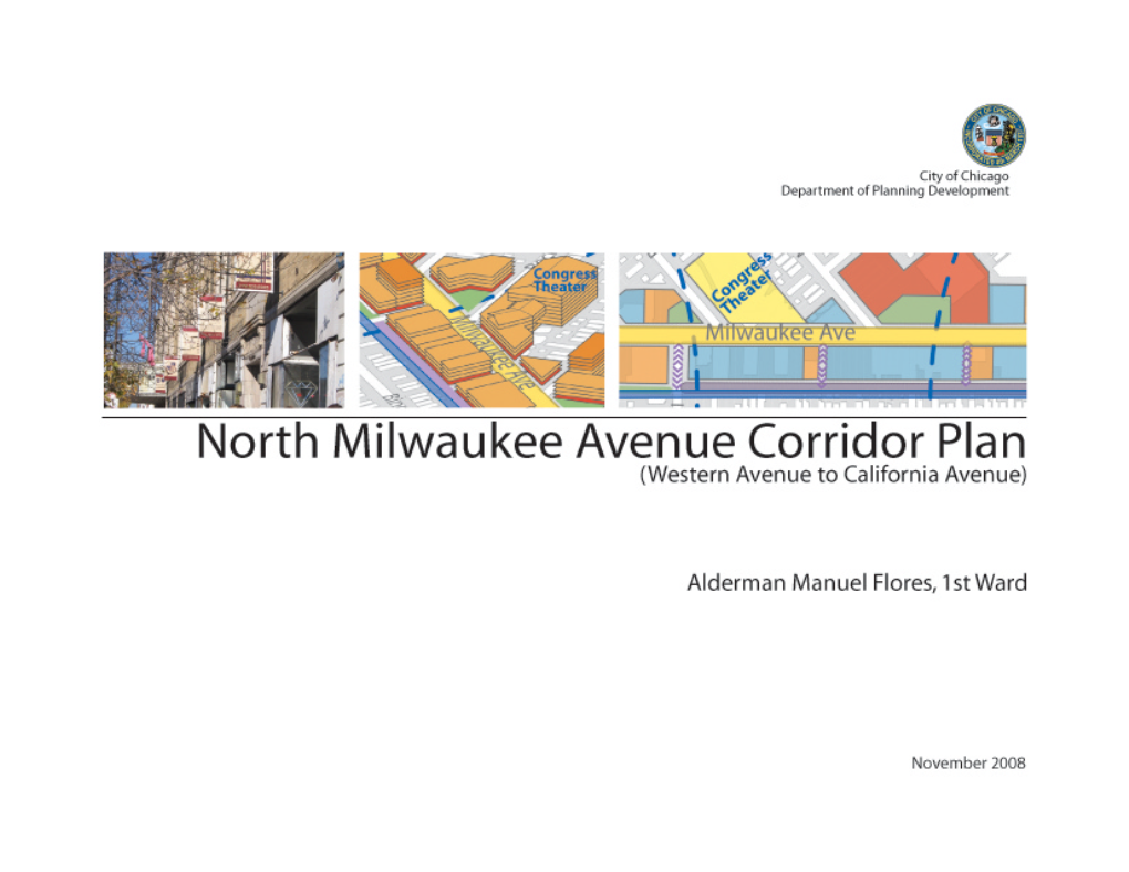 North Milwaukee Avenue Corridor Plan, November 2008