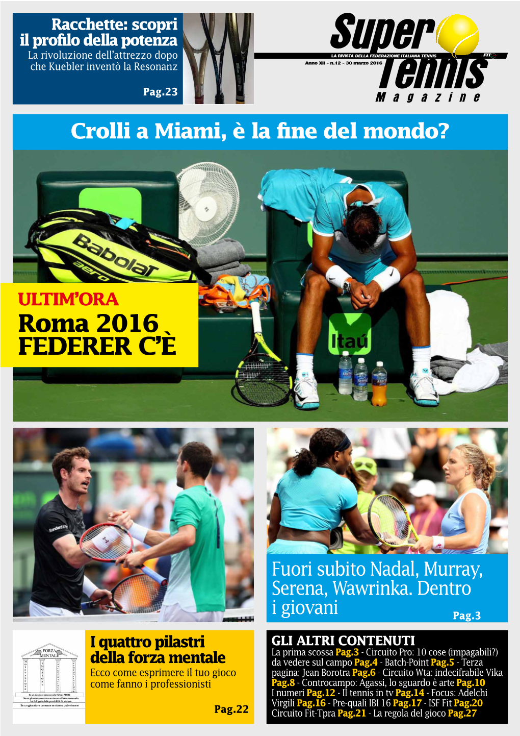 Roma 2016 FEDERER C’È