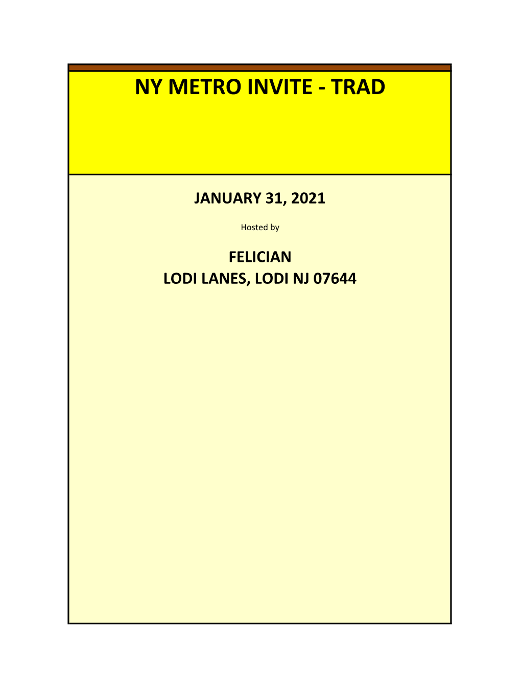 Ny Metro Invite - Trad
