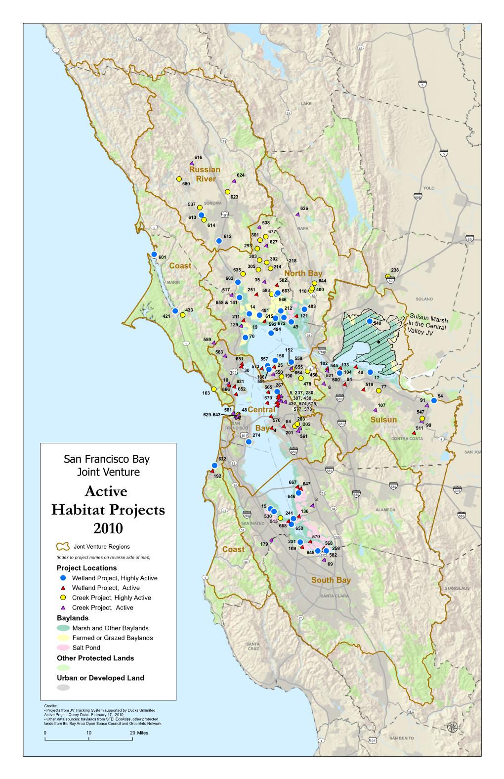 Active Habitat Projects 2010