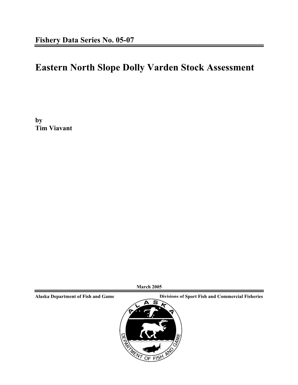Eastern North Slope Dolly Varden Stock Assessment