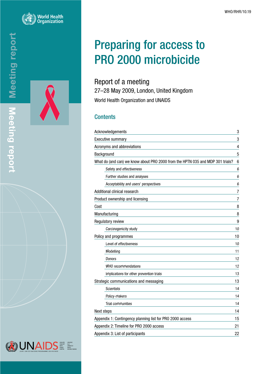 Preparing for Access to PRO 2000 Microbicide