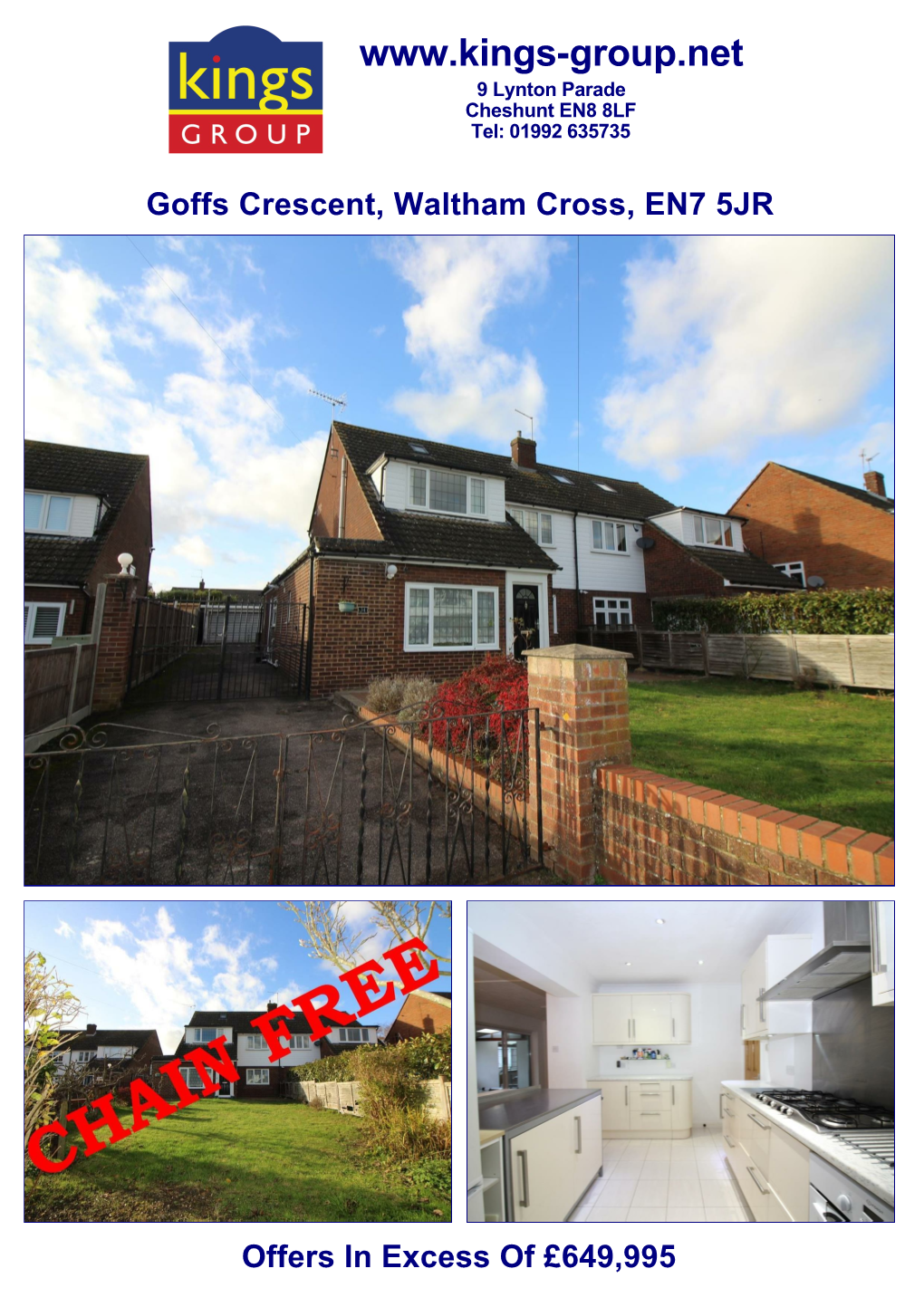 Goffs Crescent, Waltham Cross, EN7 5JR