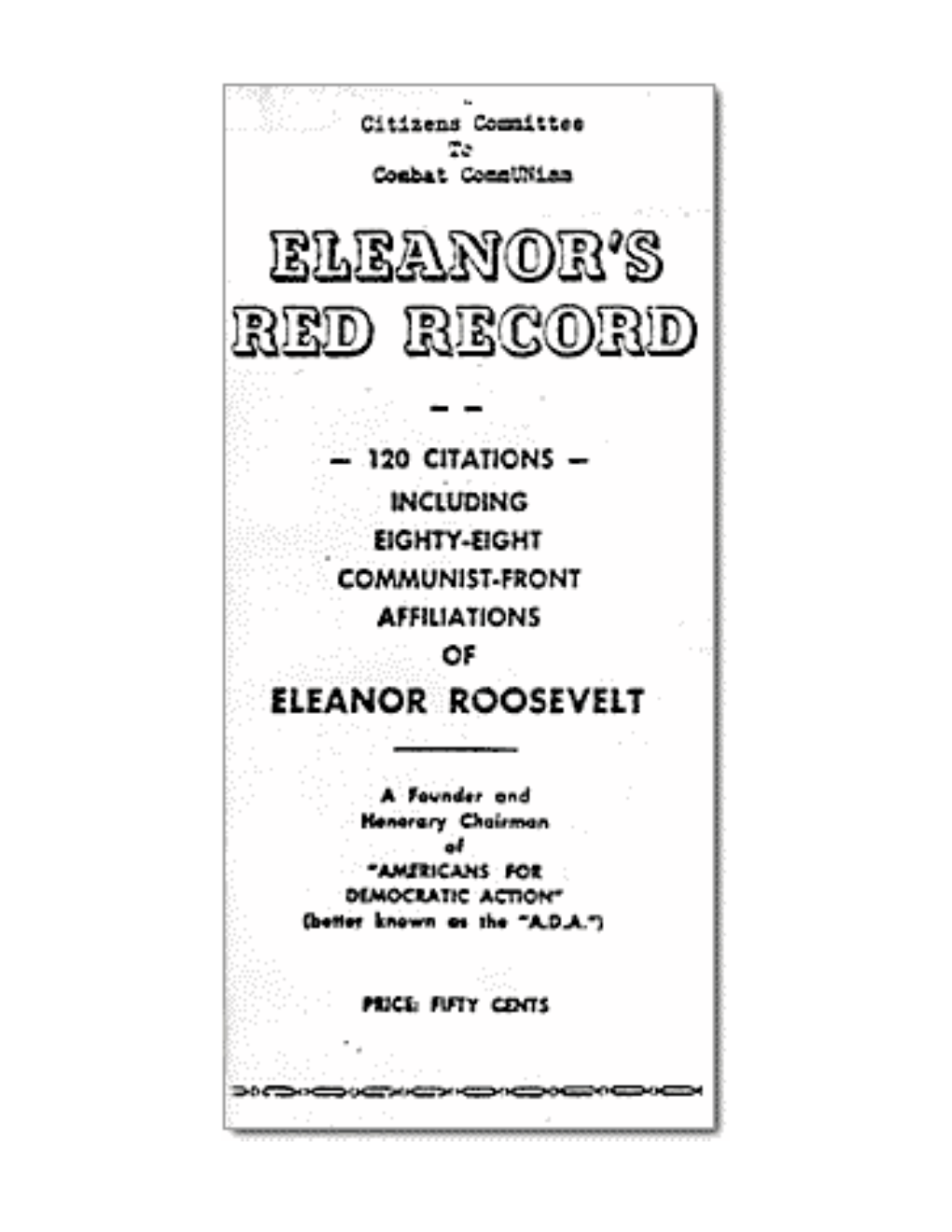 Eleanor FBI Red Record.Pdf