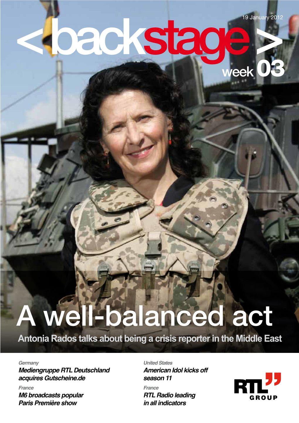 A Well-Balanced Act Antonia Rados Talks About Being a Crisis Reporter in the Middle East