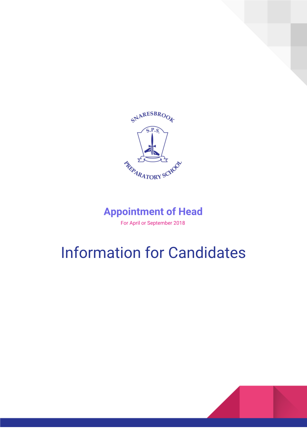 Information​​For​​Candidates