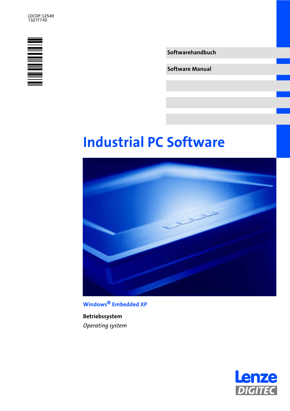 Software Manual IPC__Operating System Windows Embedded-XP