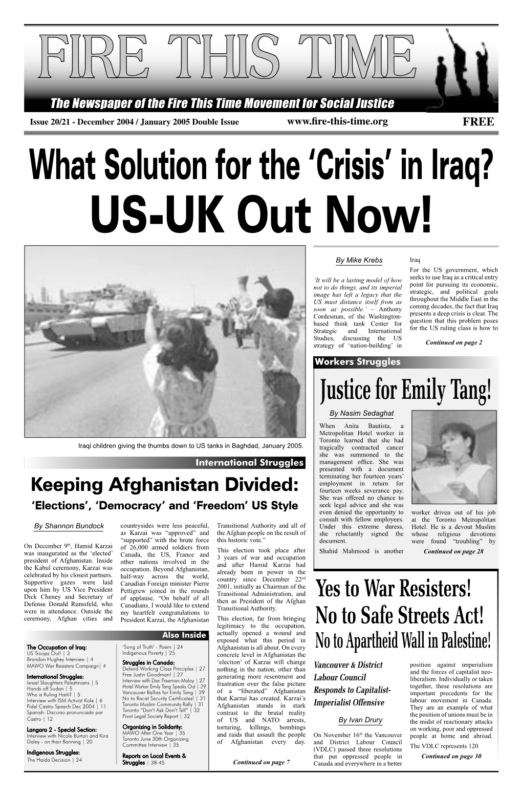 'Crisis' in Iraq?