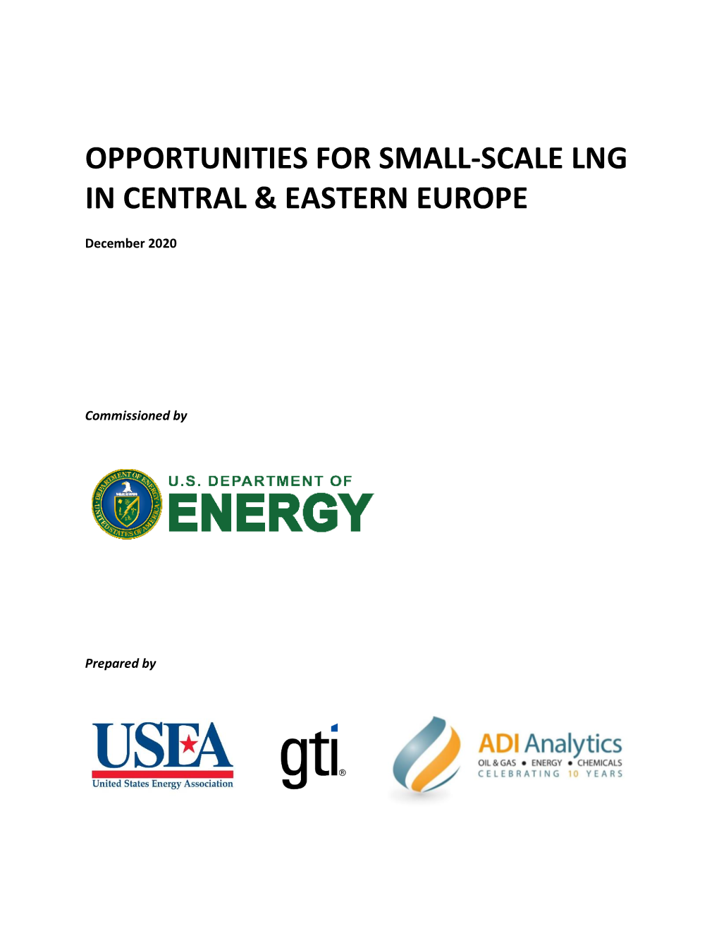 Opportunities for Small-Scale Lng in Central & Eastern Europe