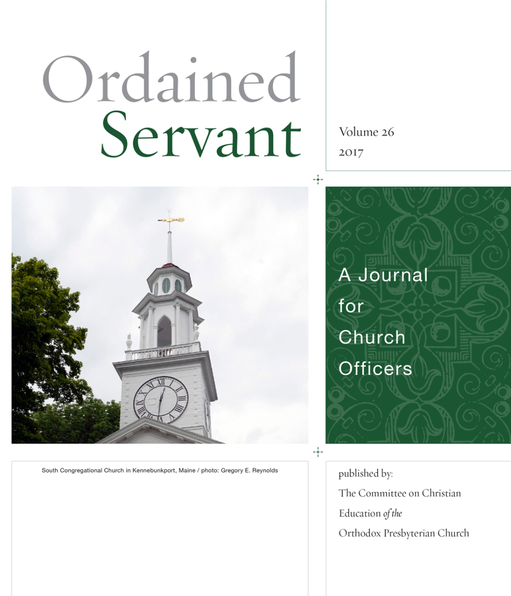 Complete 2017 Ordained Servant Journal (2.0