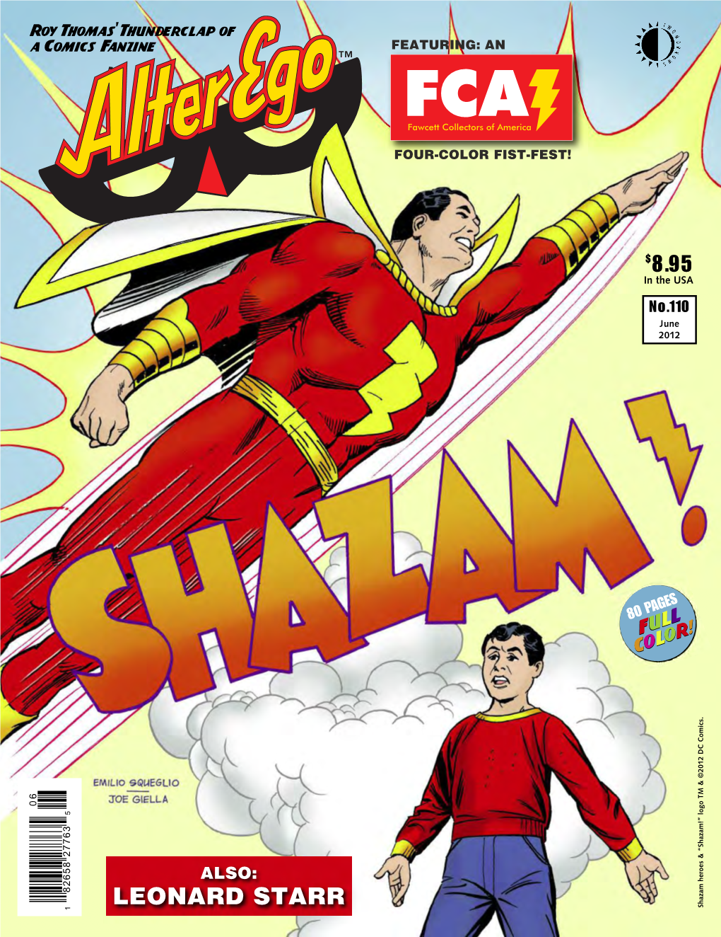 LEONARD STARR Shazam Heroes & “Shazam!” Logo TM & ©2012 DC Comics