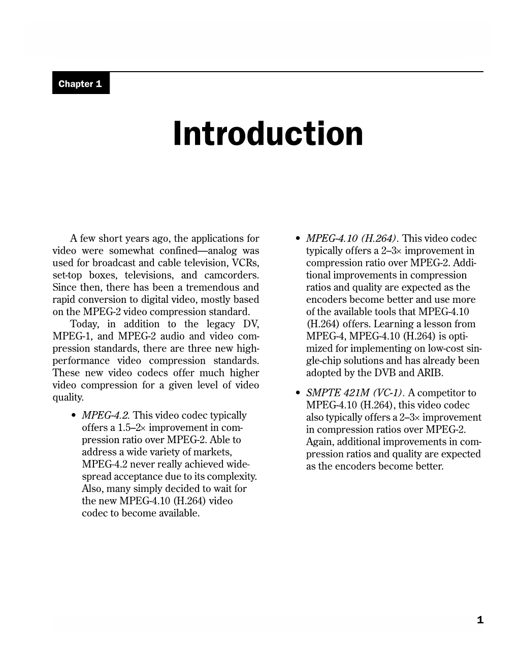 Introduction 1 Chapter 1: Introduction