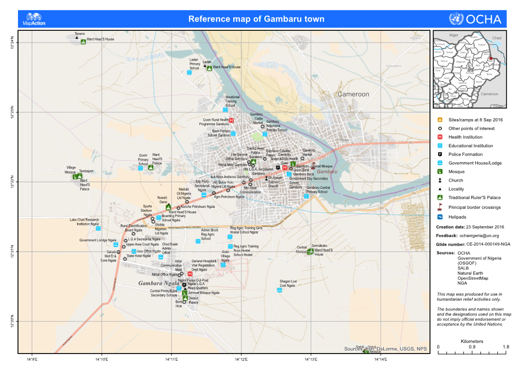 Xxx Reference Map of Gambaru Town