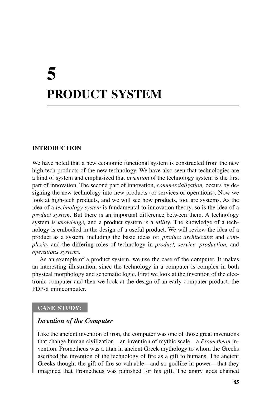 Product System