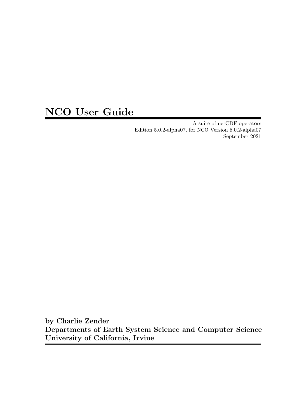 NCO User Guide in PDF Format