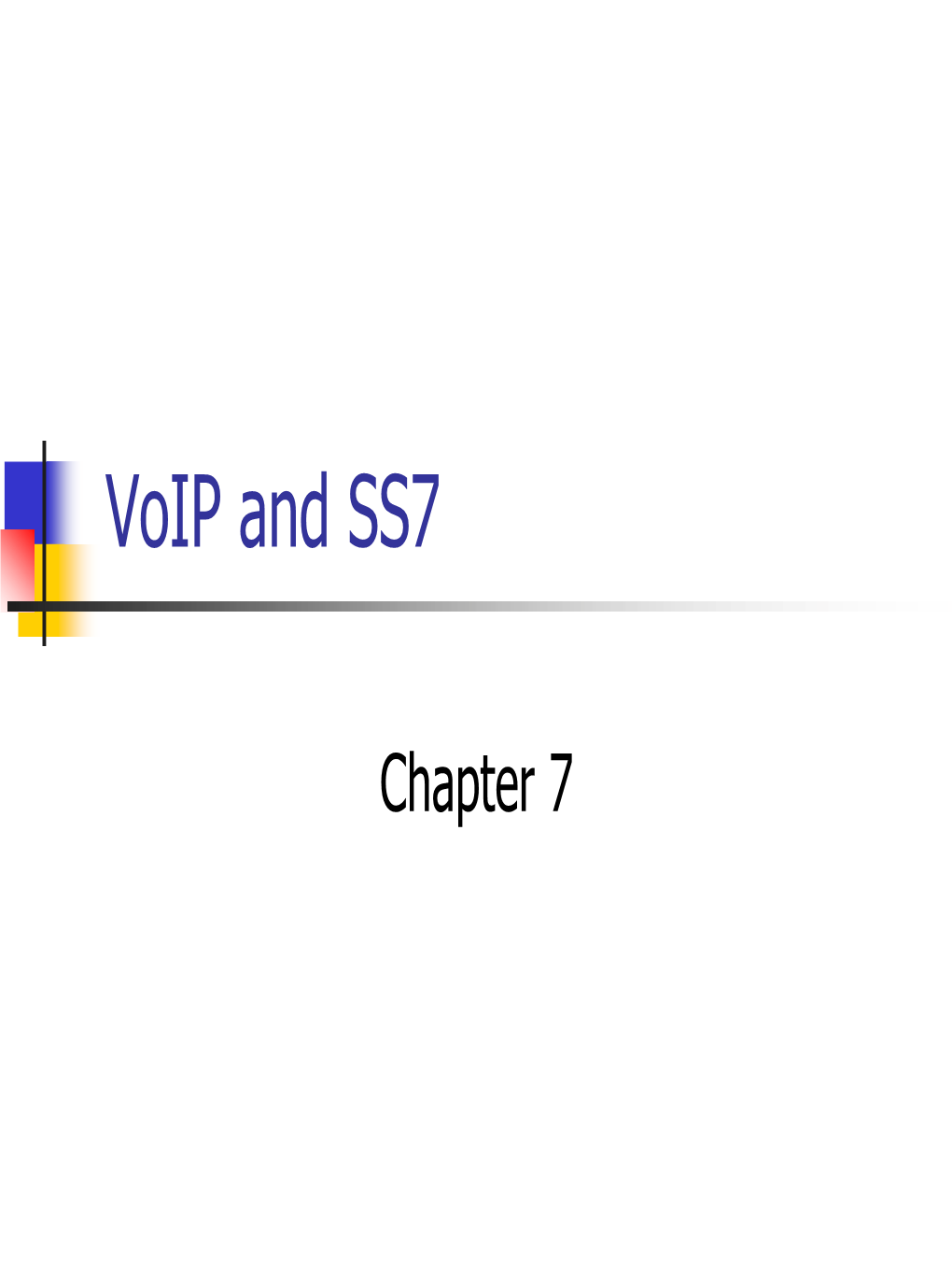 Voip and SS7