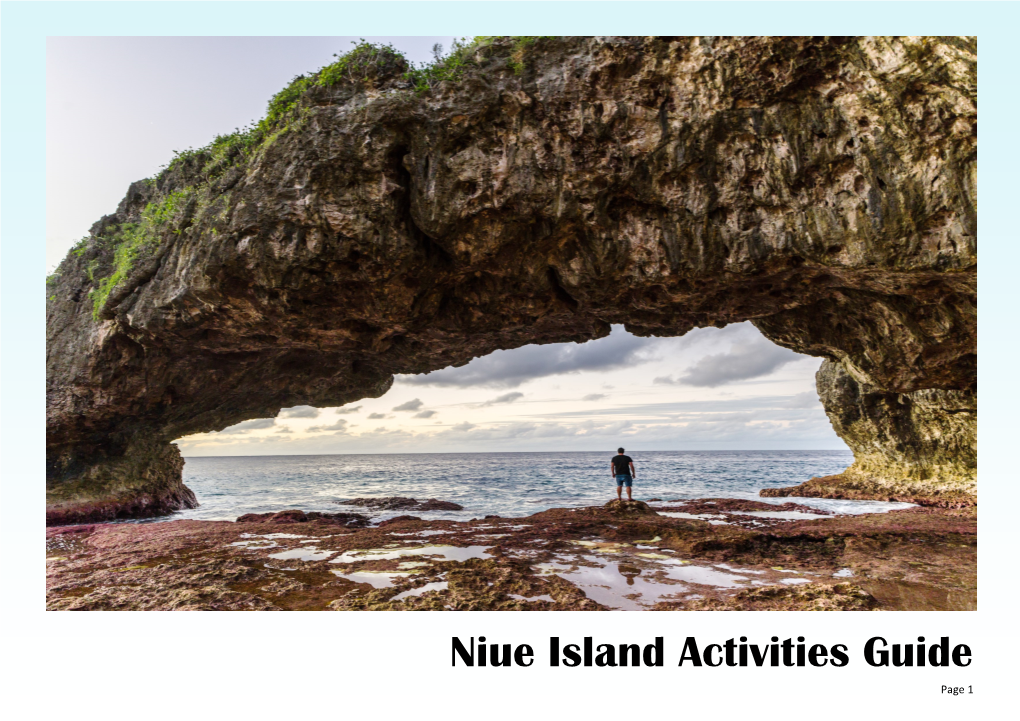 Niue Island Activities Guide Page 1