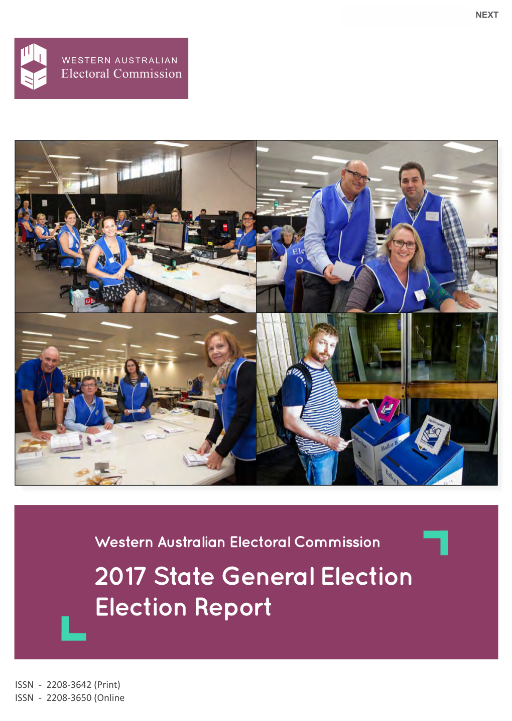 Report on the 2017 State General Election