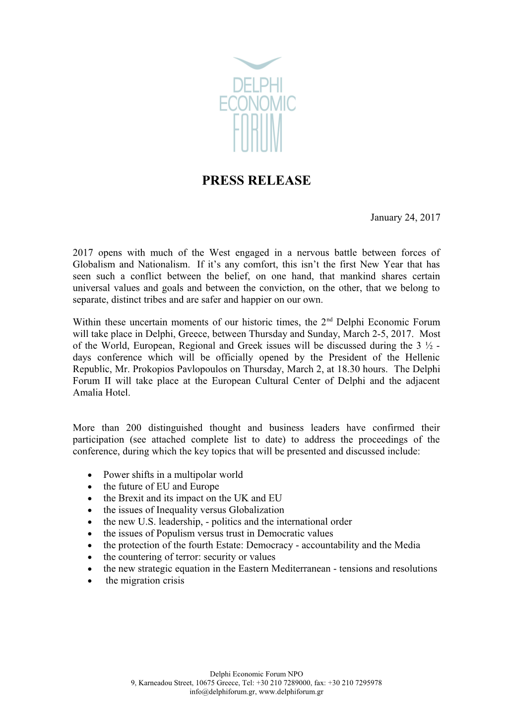 Press Release s15