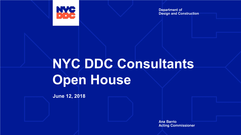 NYC DDC Consultants Open House