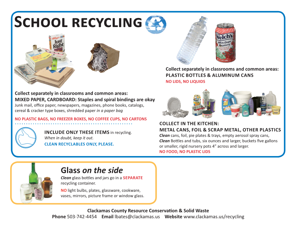 School Recycling