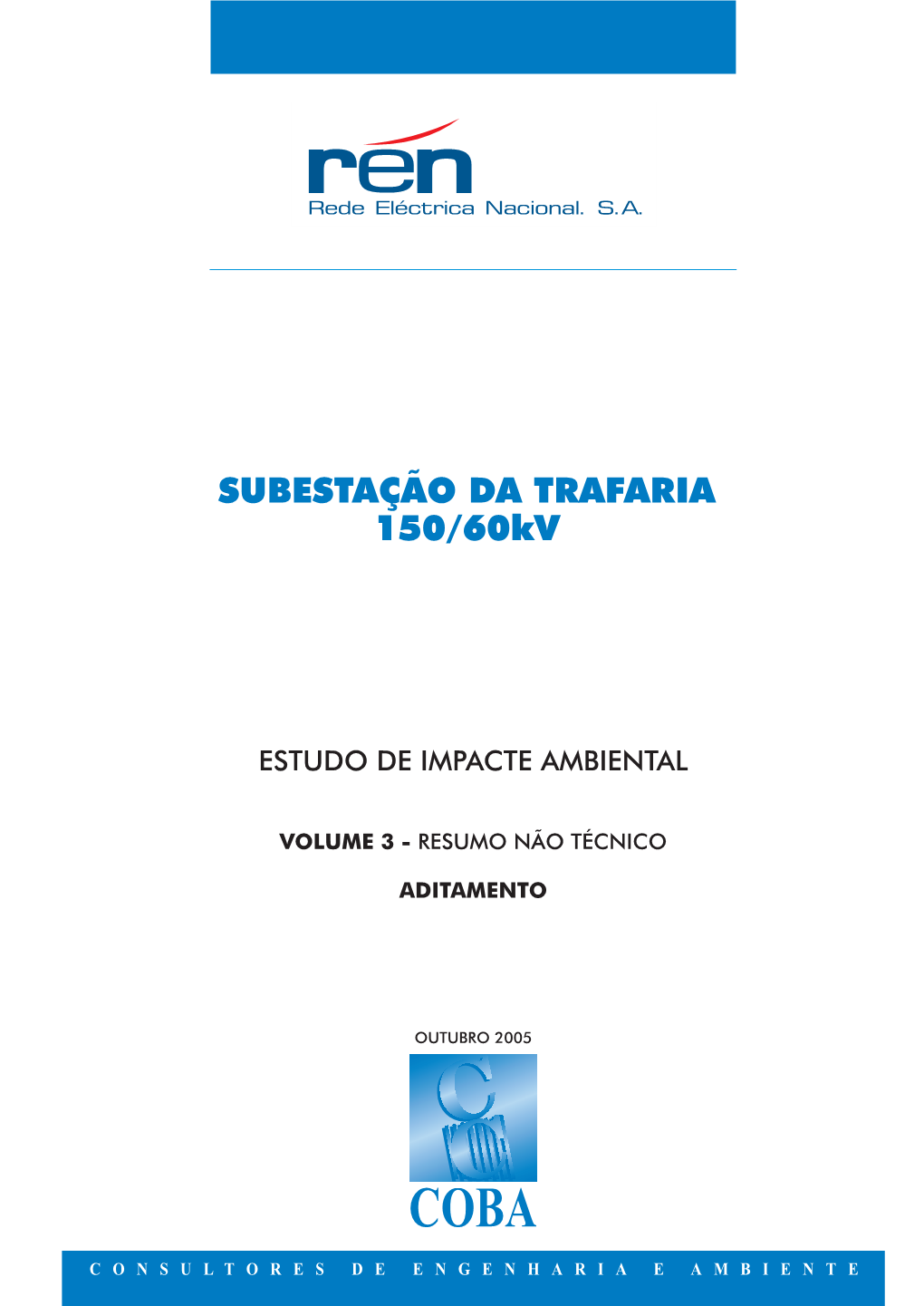 SUBESTAÇÃO DA TRAFARIA 150/60Kv