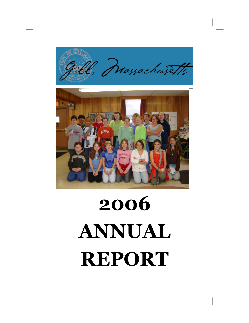 2006 Annual Town Report FINAL.Pub