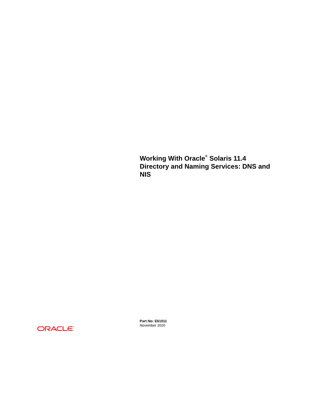 Working with Oracle® Solaris 11.4 Directory and Naming Services