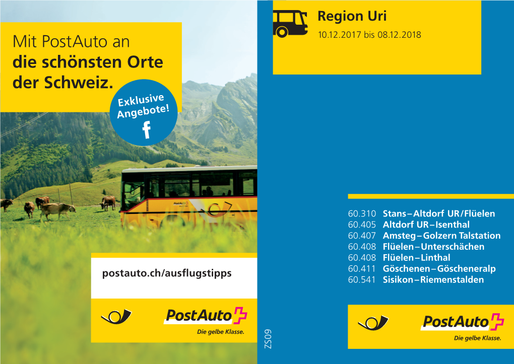 Mit Postauto an Die Schönsten Orte Der Schweiz