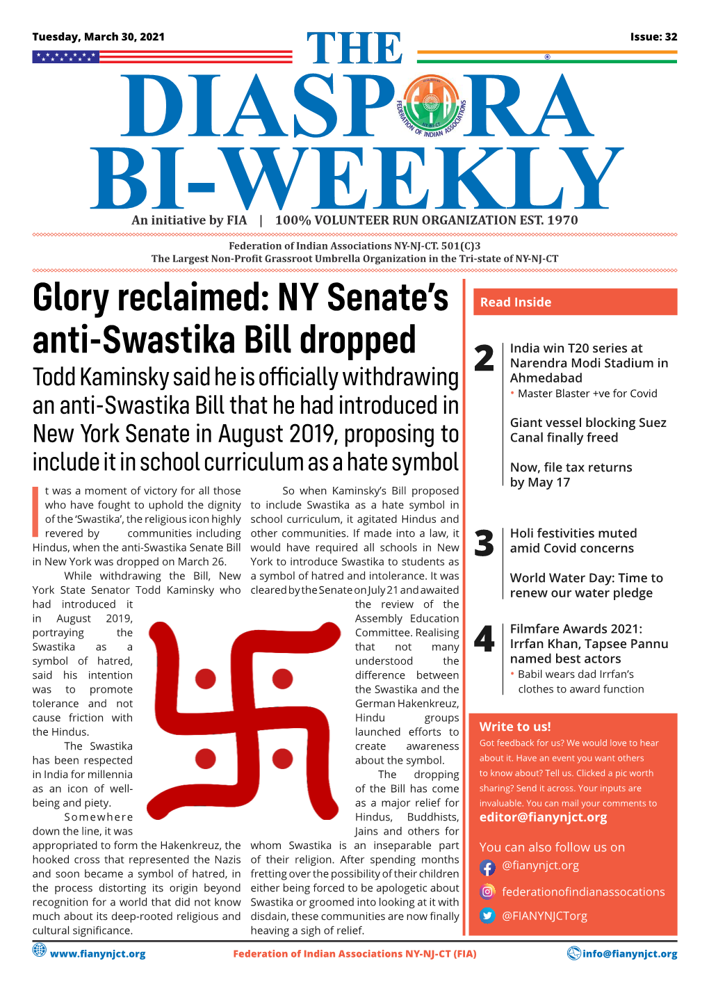 Glory Reclaimed: NY Senate's Anti-Swastika Bill Dropped