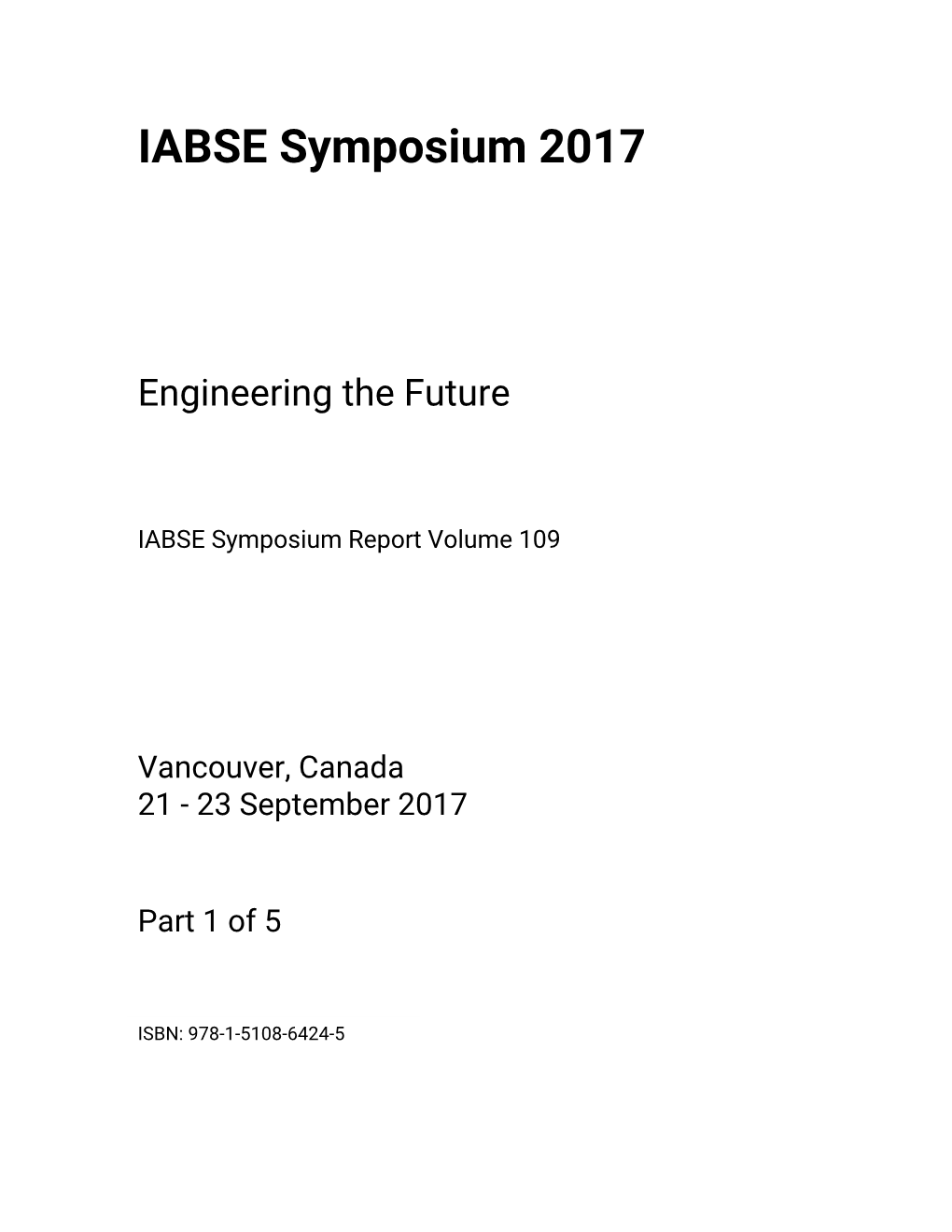 IABSE Symposium 2017