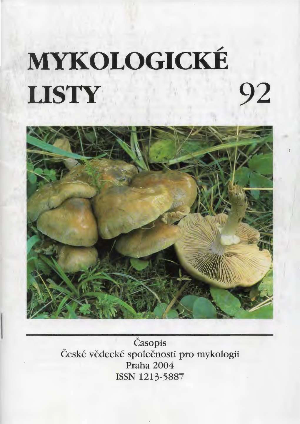 Mykologické Listy 92