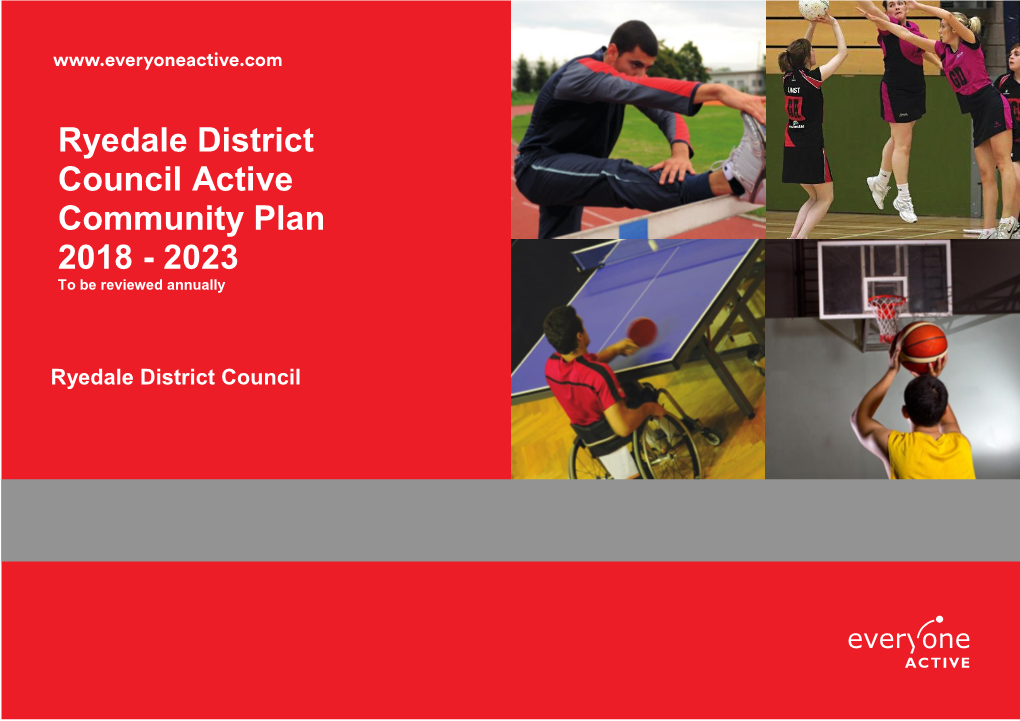 Ryedale District Council Active Community Plan 2018