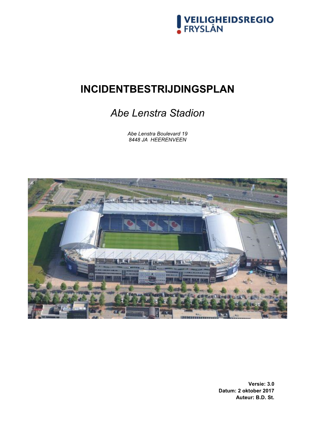 Incidentbestrijdingsplan Abe Lenstra Stadion